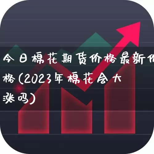 今日棉花期货价格最新价格(2023年棉花会大涨吗)_https://www.jumanxin.com_上交所_第1张