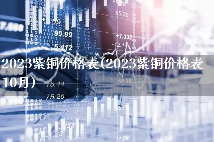 2023紫铜价格表(2023紫铜价格表10月)_https://www.jumanxin.com_深交所_第1张