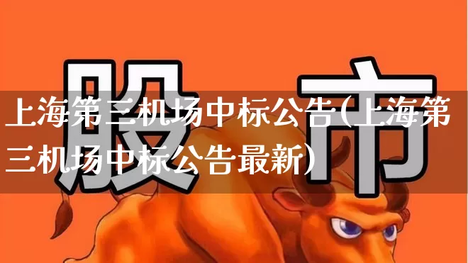 上海第三机场中标公告(上海第三机场中标公告最新)_https://www.jumanxin.com_深交所_第1张