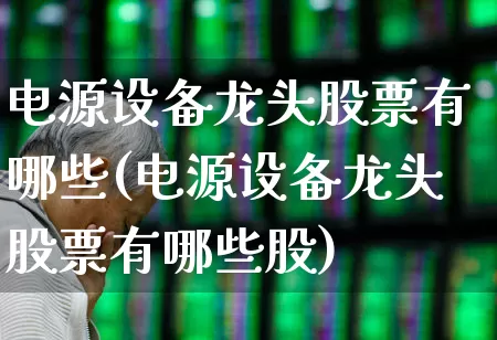 电源设备龙头股票有哪些(电源设备龙头股票有哪些股)_https://www.jumanxin.com_北交所_第1张
