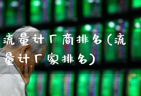 流量计厂商排名(流量计厂家排名)_https://www.jumanxin.com_科创板_第1张