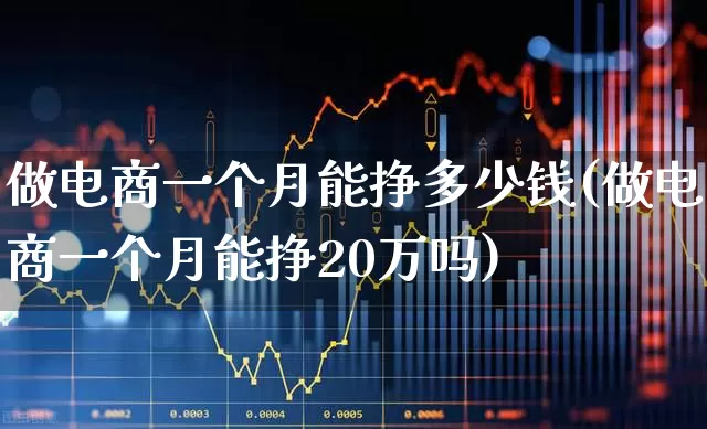 做电商一个月能挣多少钱(做电商一个月能挣20万吗)_https://www.jumanxin.com_上交所_第1张