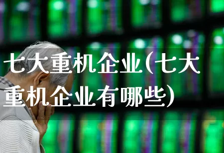 七大重机企业(七大重机企业有哪些)_https://www.jumanxin.com_上交所_第1张