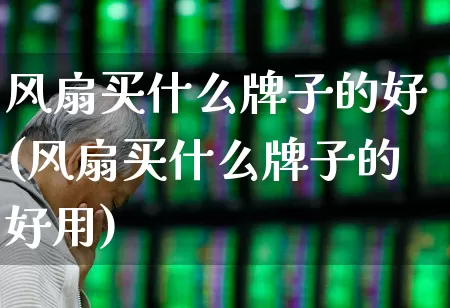 风扇买什么牌子的好(风扇买什么牌子的好用)_https://www.jumanxin.com_创业板_第1张