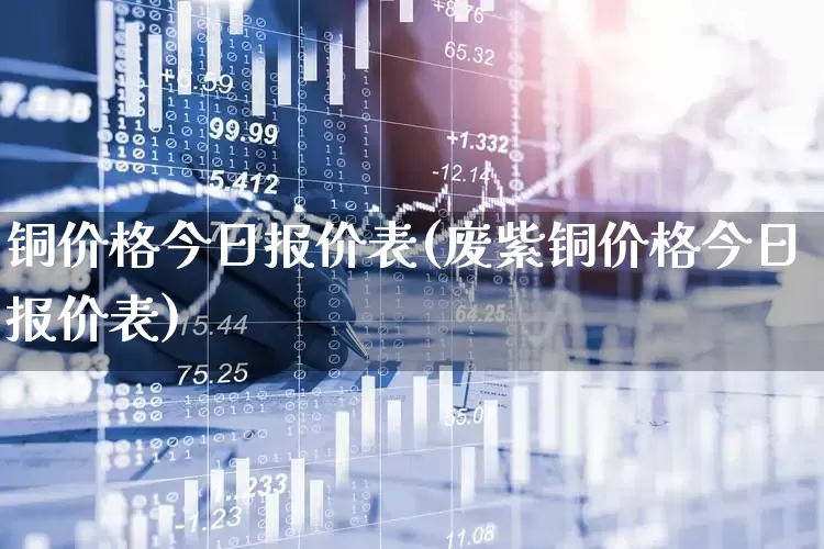 铜价格今日报价表(废紫铜价格今日报价表)_https://www.jumanxin.com_上交所_第1张