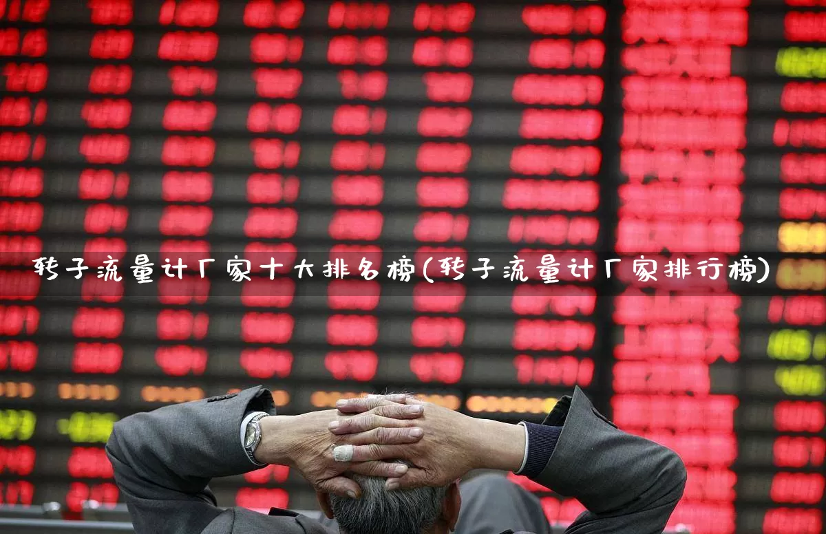 转子流量计厂家十大排名榜(转子流量计厂家排行榜)_https://www.jumanxin.com_深交所_第1张