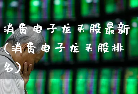 消费电子龙头股最新(消费电子龙头股排名)_https://www.jumanxin.com_创业板_第1张