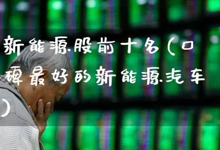 新能源股前十名(口碑最好的新能源汽车)_https://www.jumanxin.com_科创板_第1张