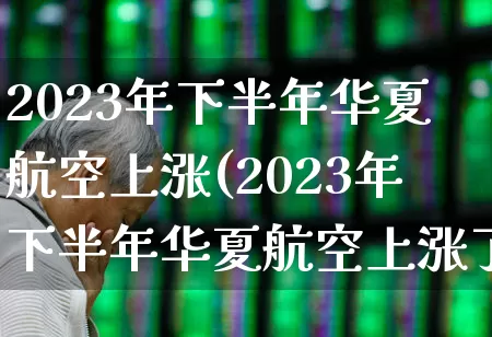 2023年下半年华夏航空上涨(2023年下半年华夏航空上涨了吗)_https://www.jumanxin.com_上交所_第1张