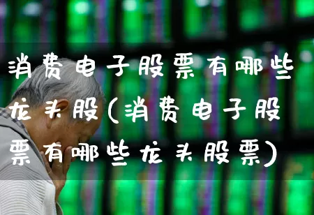 消费电子股票有哪些龙头股(消费电子股票有哪些龙头股票)_https://www.jumanxin.com_科创板_第1张