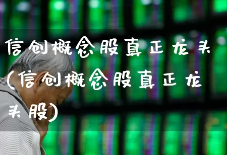 信创概念股真正龙头(信创概念股真正龙头股)_https://www.jumanxin.com_创业板_第1张