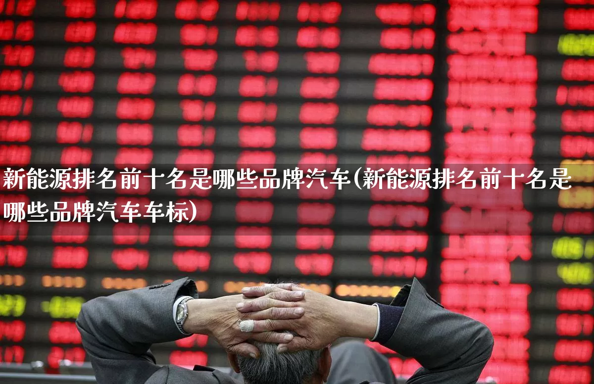 新能源排名前十名是哪些品牌汽车(新能源排名前十名是哪些品牌汽车车标)_https://www.jumanxin.com_深交所_第1张