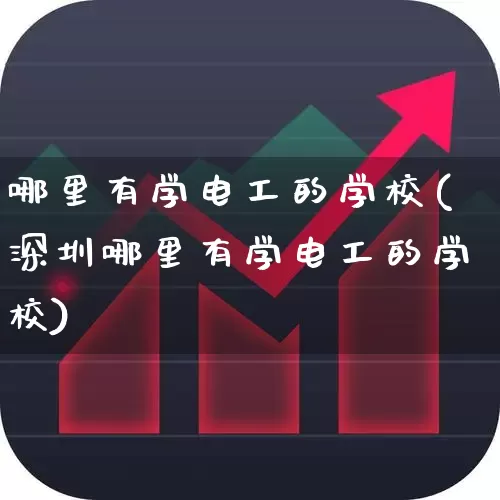 哪里有学电工的学校(深圳哪里有学电工的学校)_https://www.jumanxin.com_上交所_第1张