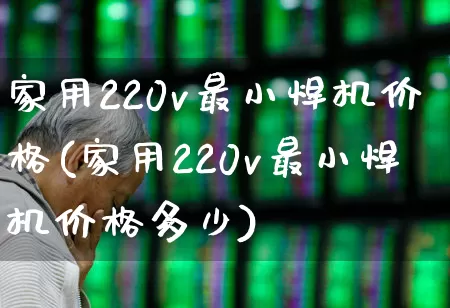 家用220v最小焊机价格(家用220v最小焊机价格多少)_https://www.jumanxin.com_上交所_第1张