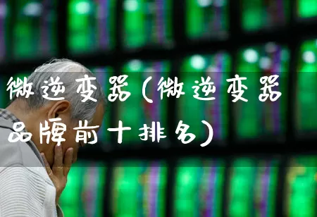 微逆变器(微逆变器品牌前十排名)_https://www.jumanxin.com_创业板_第1张