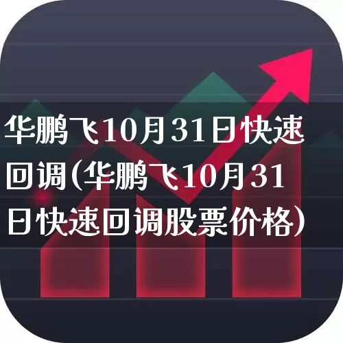 华鹏飞10月31日快速回调(华鹏飞10月31日快速回调股票价格)_https://www.jumanxin.com_上交所_第1张