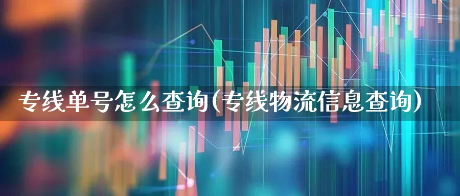 专线单号怎么查询(专线物流信息查询)_https://www.jumanxin.com_深交所_第1张