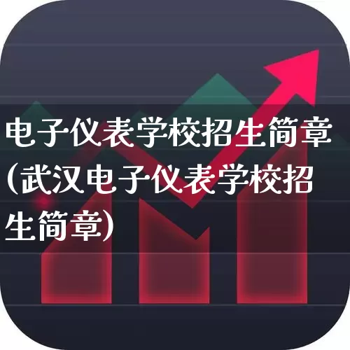 电子仪表学校招生简章(武汉电子仪表学校招生简章)_https://www.jumanxin.com_深交所_第1张