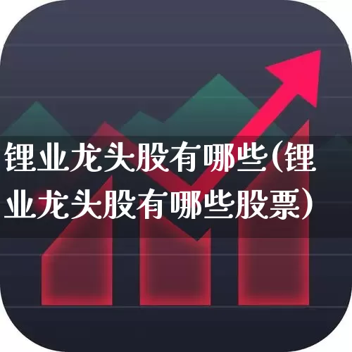 锂业龙头股有哪些(锂业龙头股有哪些股票)_https://www.jumanxin.com_科创板_第1张