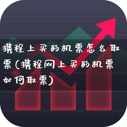 携程上买的机票怎么取票(携程网上买的机票如何取票)_https://www.jumanxin.com_深交所_第1张