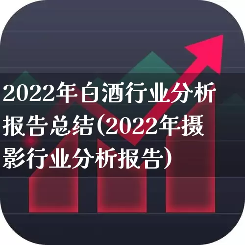 2022年白酒行业分析报告总结(2022年摄影行业分析报告)_https://www.jumanxin.com_北交所_第1张
