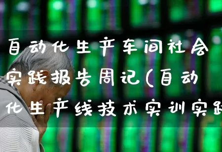 自动化生产车间社会实践报告周记(自动化生产线技术实训实践总结)_https://www.jumanxin.com_北交所_第1张
