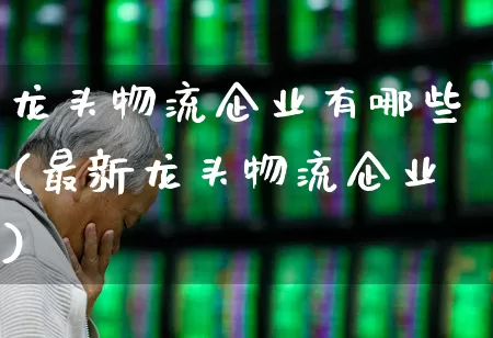 龙头物流企业有哪些(最新龙头物流企业)_https://www.jumanxin.com_上交所_第1张