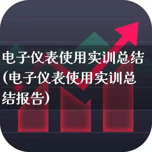 电子仪表使用实训总结(电子仪表使用实训总结报告)_https://www.jumanxin.com_上交所_第1张