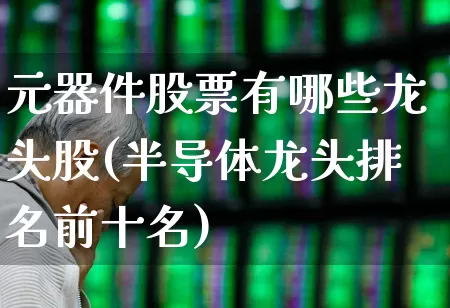 元器件股票有哪些龙头股(半导体龙头排名前十名)_https://www.jumanxin.com_创业板_第1张